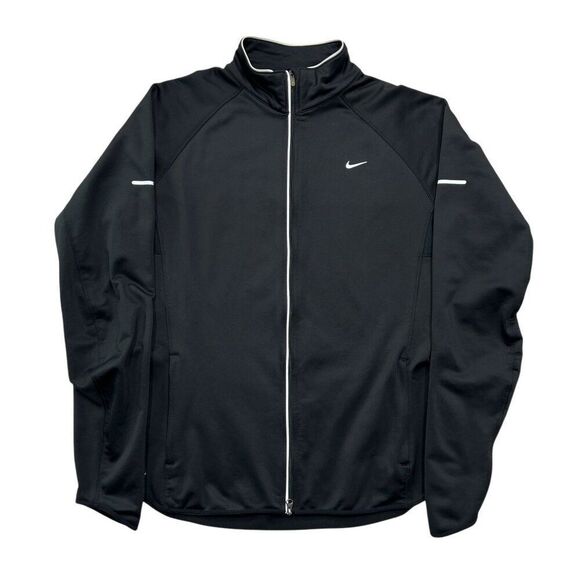 Nike Women's Size Large Black Element Themal Full Zip Running‎ Jacket - Picture 1 of 11